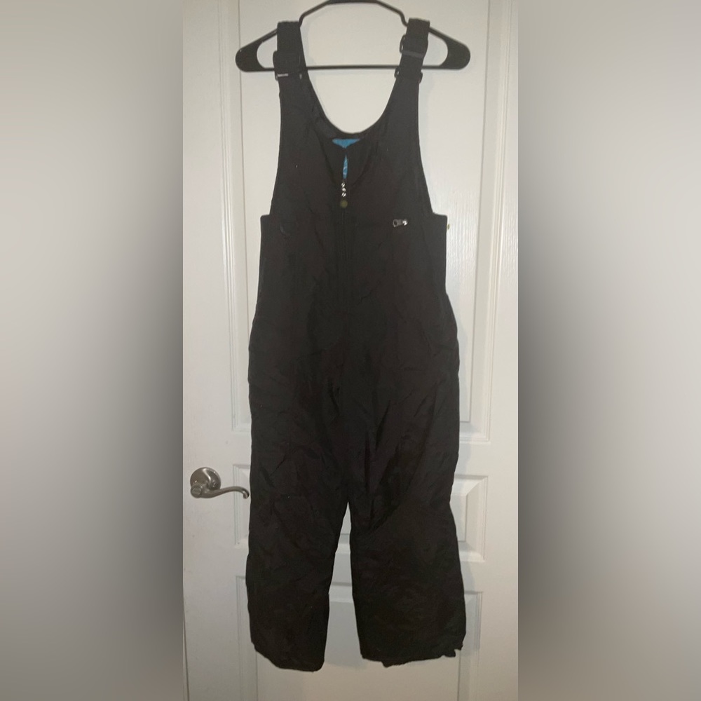 Chalet black bibbed ski snowsuit
